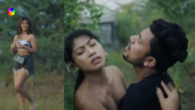 Damaged village home outdoor lovers sex